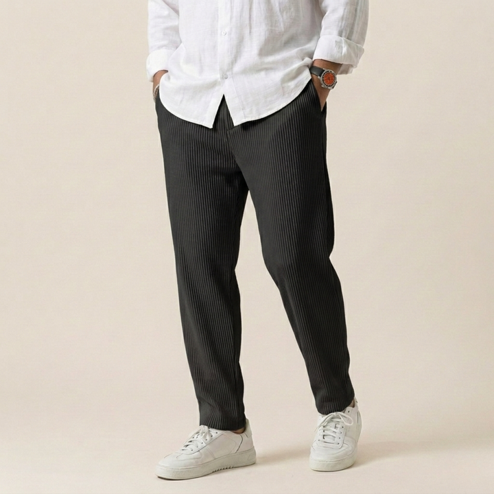 Harry | Stylish & Versatile Men's Luxe Trousers-Metro Lane Plaza
