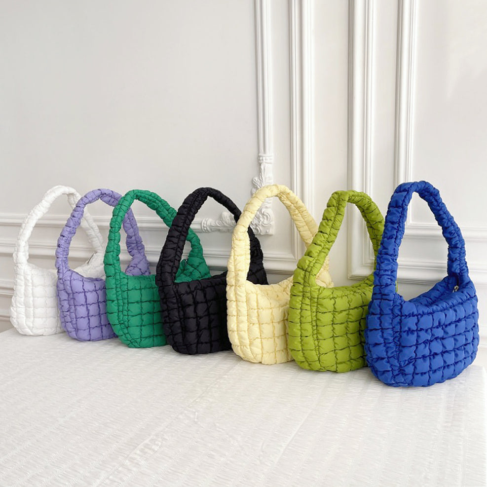 Sophia | Women's Stylish Solid Puffer Shoulder Bag-Metro Lane Plaza