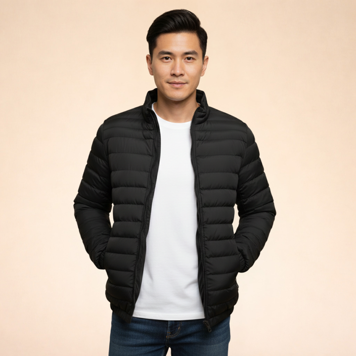 Michael | Men's Modern Lightweight Puffer Jacket-Metro Lane Plaza