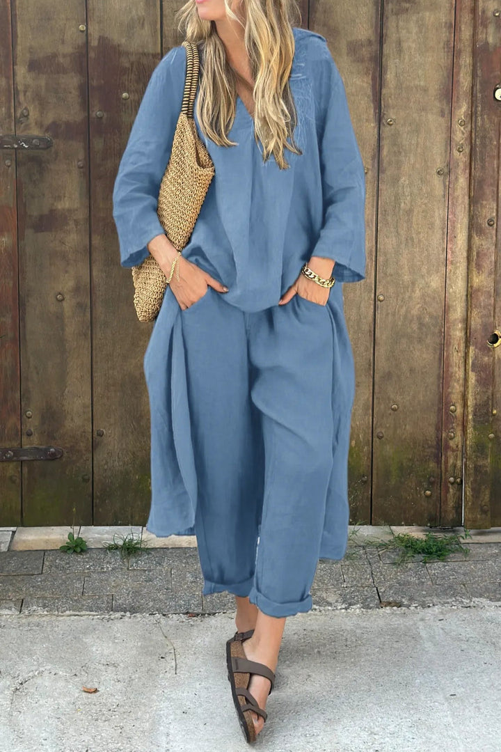 Lola | Women's Stylish and Cozy Outfit Set-Metro Lane Plaza