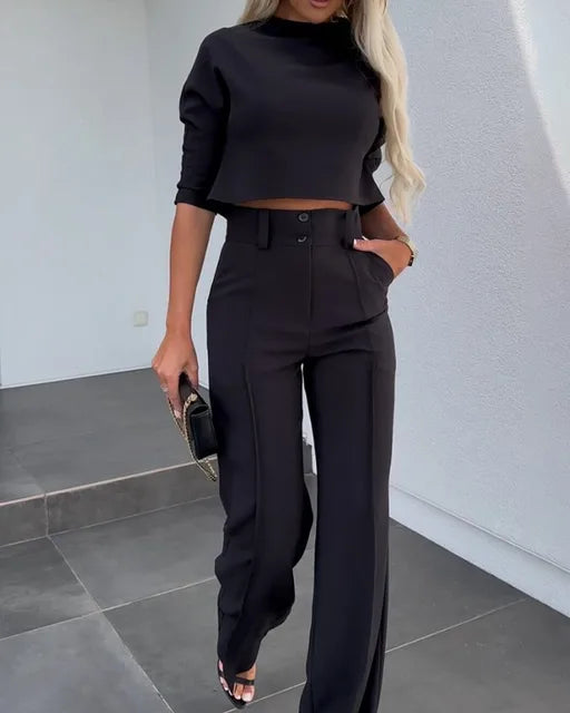 Violet | Women's Stylish Two-Piece Outfit-Metro Lane Plaza