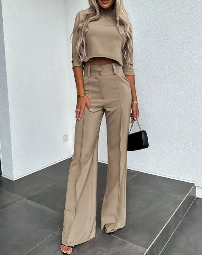 Violet | Women's Stylish Two-Piece Outfit-Metro Lane Plaza