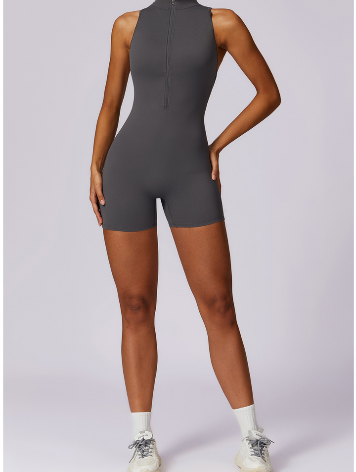 Fenna | Women's Seamless Shaping Yoga Fitness Jumpsuit-Metro Lane Plaza