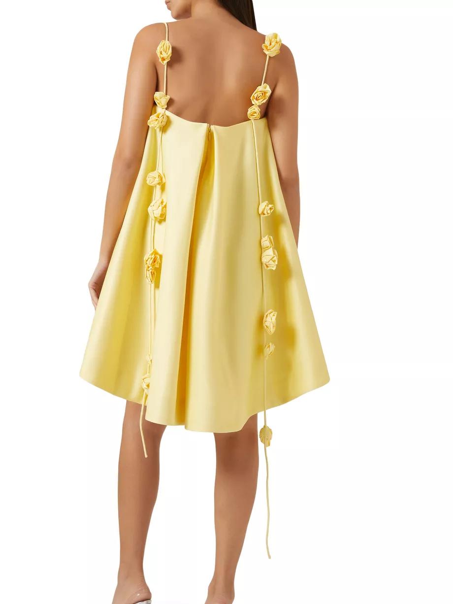 Lillian | Floral Mini Dress with Straps-Metro Lane Plaza