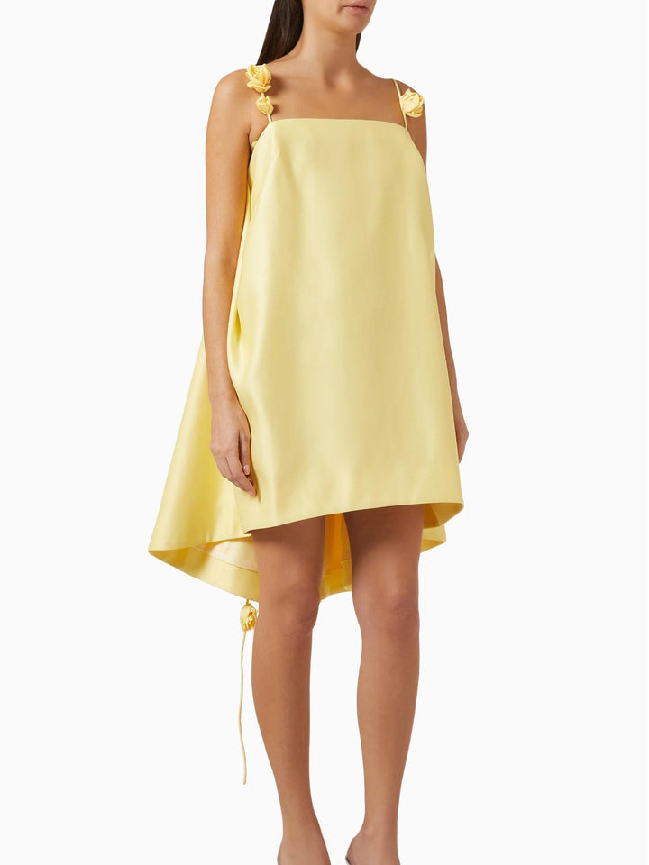 Lillian | Floral Mini Dress with Straps-Metro Lane Plaza