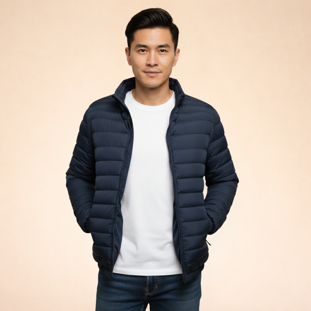 Michael | Men's Modern Lightweight Puffer Jacket-Metro Lane Plaza
