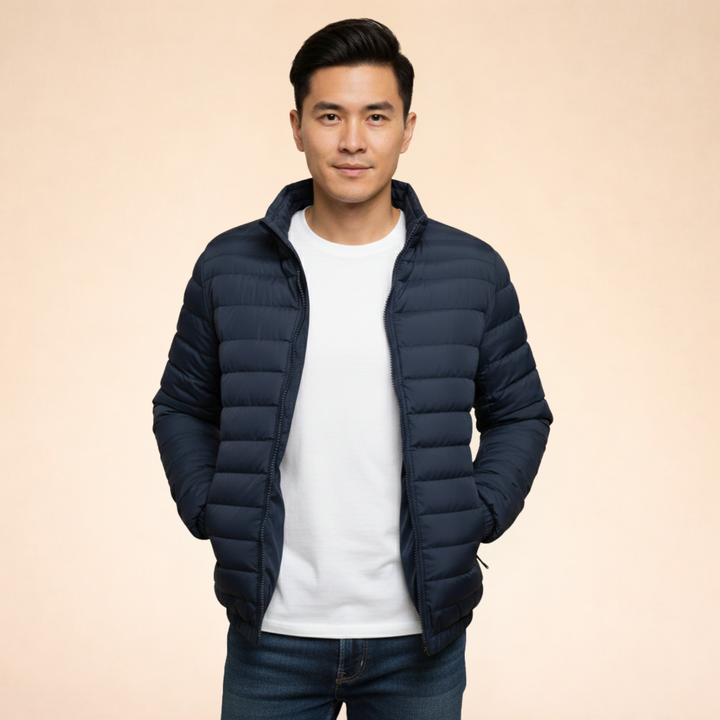 Michael | Men's Modern Lightweight Puffer Jacket-Metro Lane Plaza
