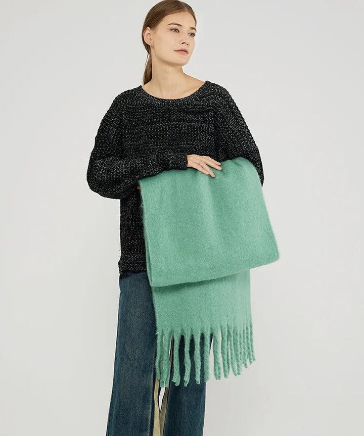 Silvy | Women's Scarf in Soft Fabric with Elegant Pastel Shades-Metro Lane Plaza