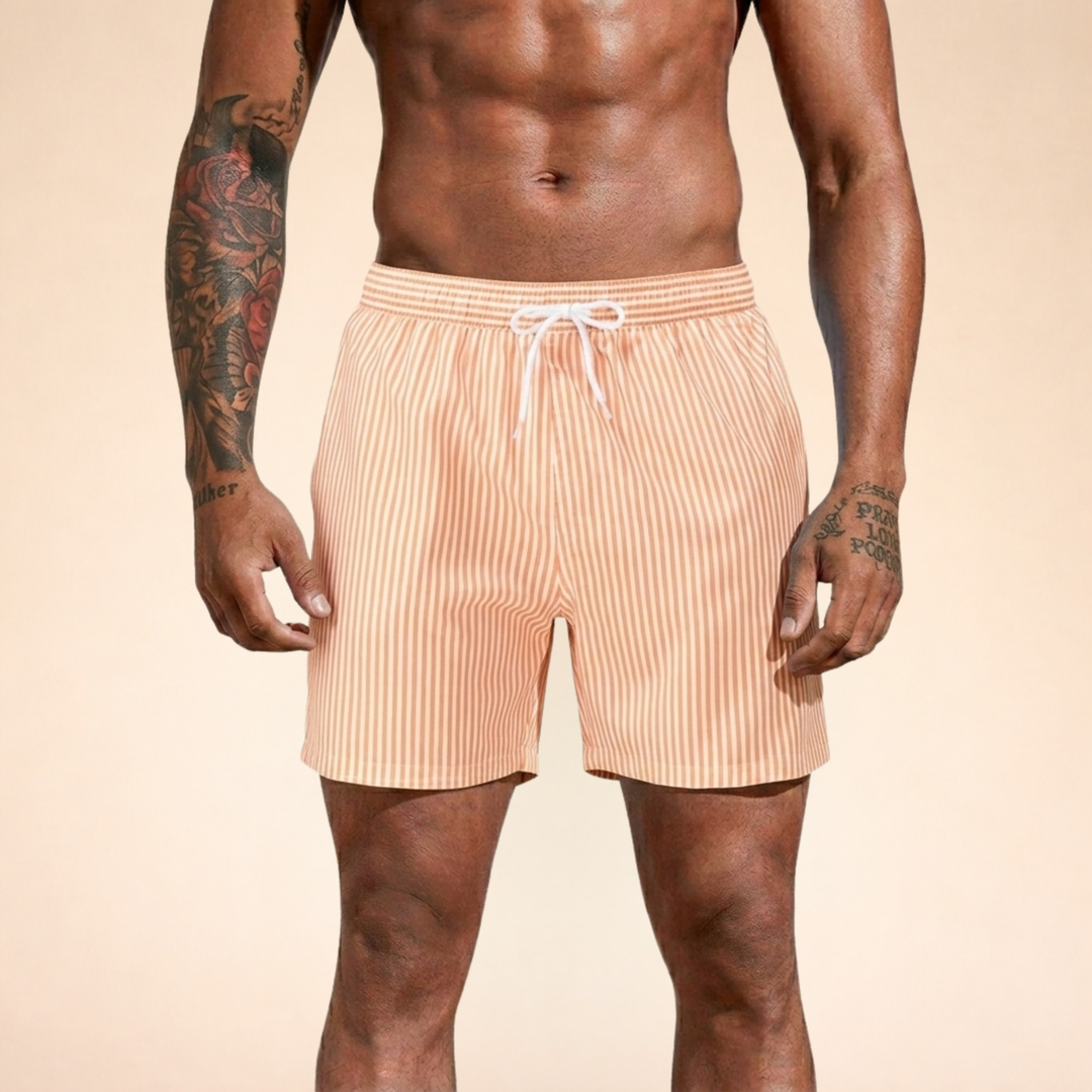 Alexander | Men's Lightweight Stylish Summer Swim Shorts-Metro Lane Plaza