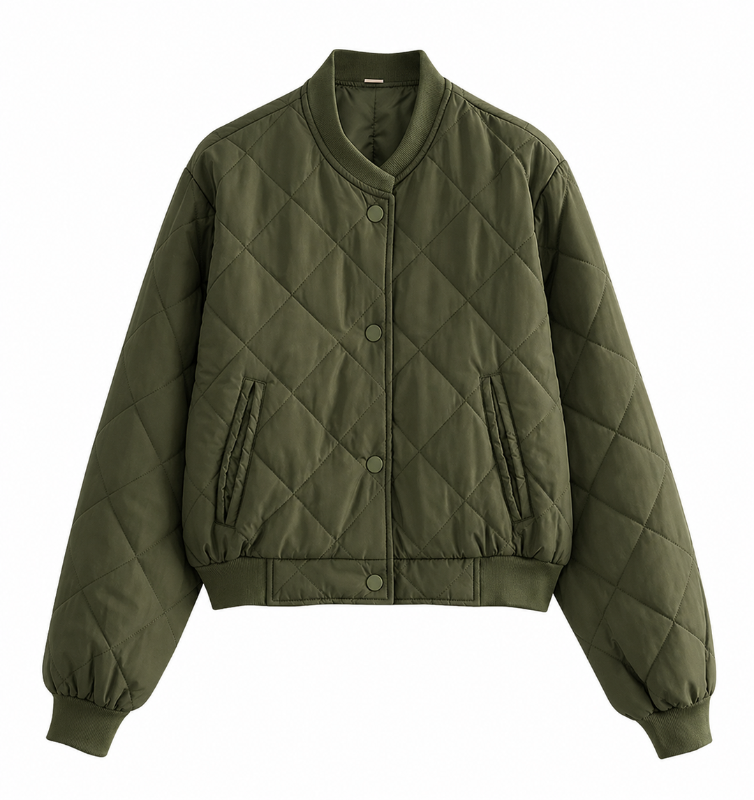 Iella | Women's Quilted Bomber Jacket with Modern Style and Warm Fit-Metro Lane Plaza