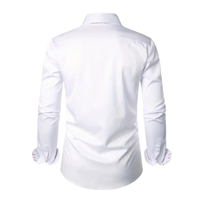 Men's Stylish Shirt with Paisley Design Accent-Metro Lane Plaza