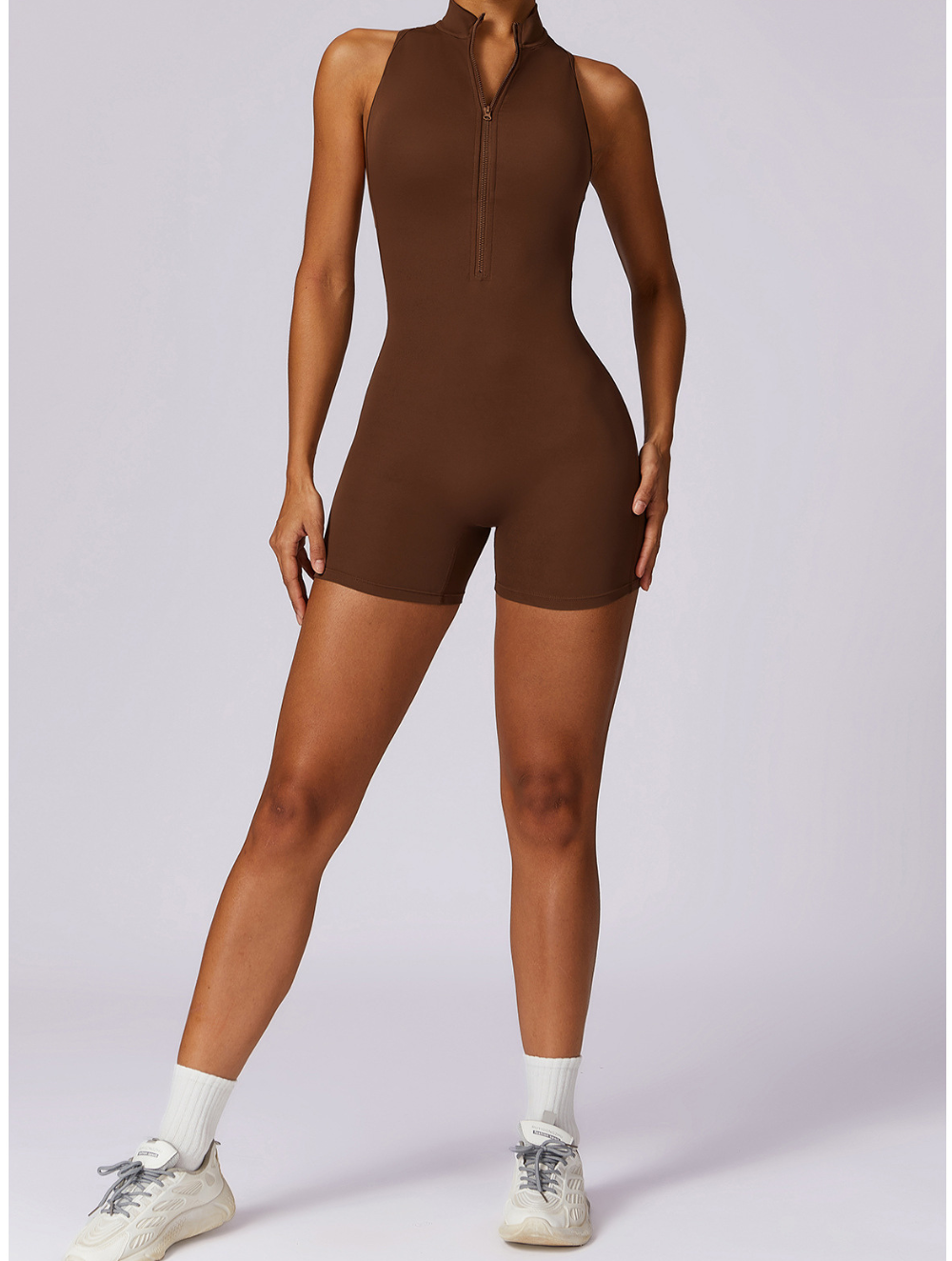 Fenna | Women's Seamless Shaping Yoga Fitness Jumpsuit-Metro Lane Plaza