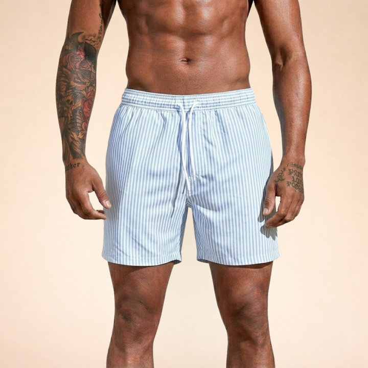 Alexander | Men's Lightweight Stylish Summer Swim Shorts-Metro Lane Plaza