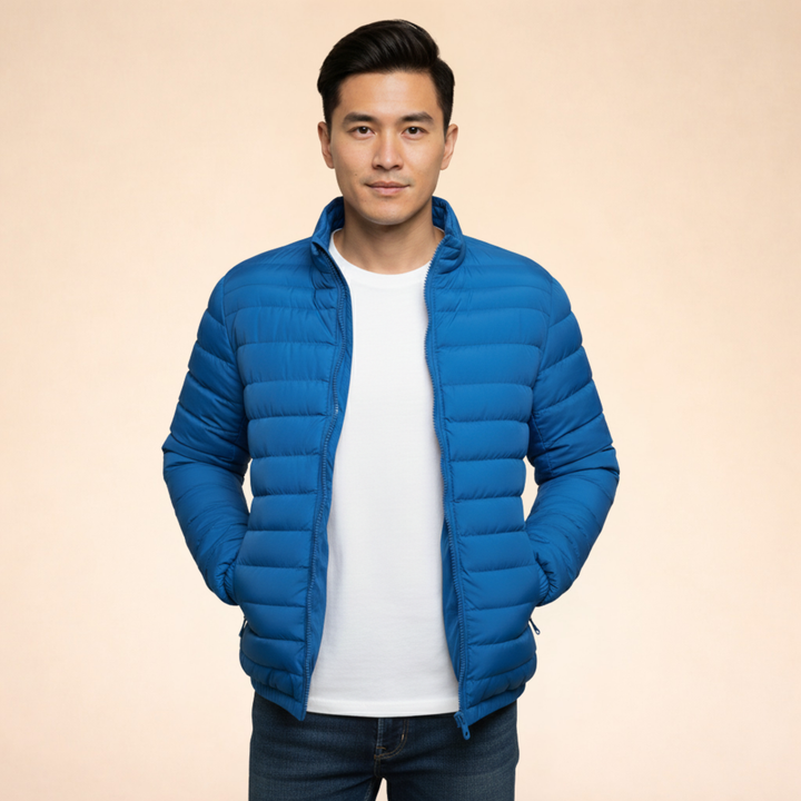 Michael | Men's Modern Lightweight Puffer Jacket-Metro Lane Plaza