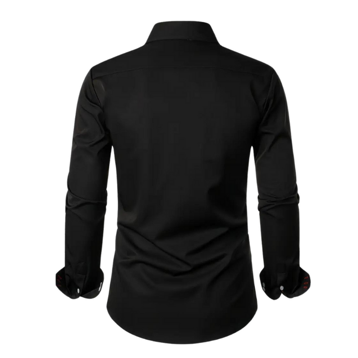 Men's Stylish Shirt with Paisley Design Accent-Metro Lane Plaza