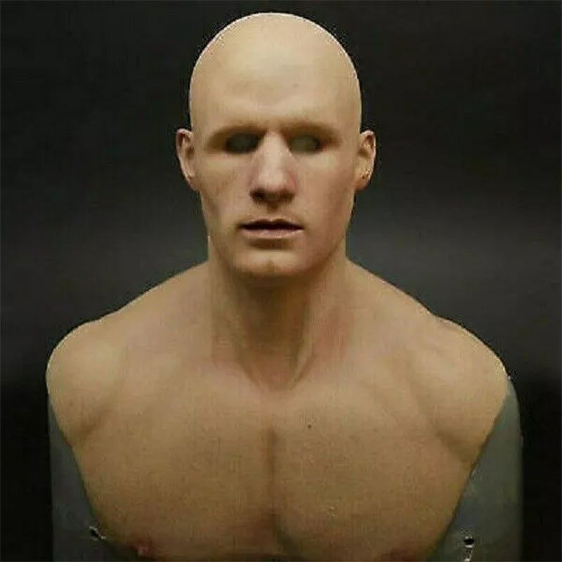 Masque intégral réaliste en latex pour cosplay et costumes d’Halloween