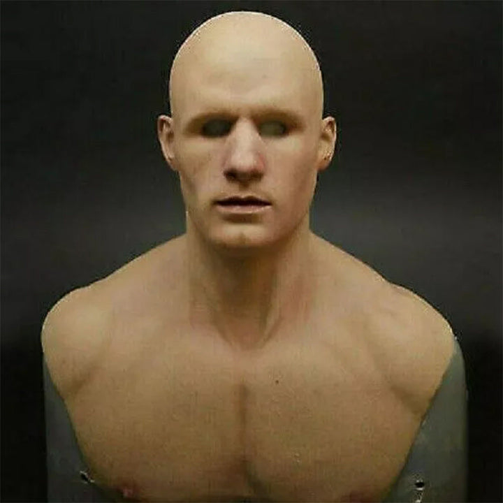 Masque intégral réaliste en latex pour cosplay et costumes d’Halloween