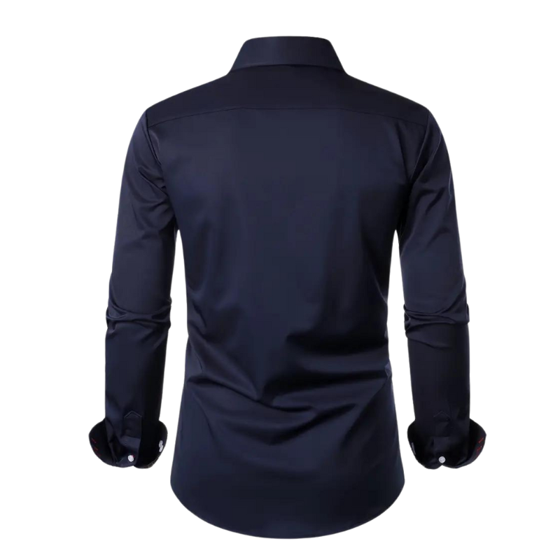 Men's Stylish Shirt with Paisley Design Accent-Metro Lane Plaza