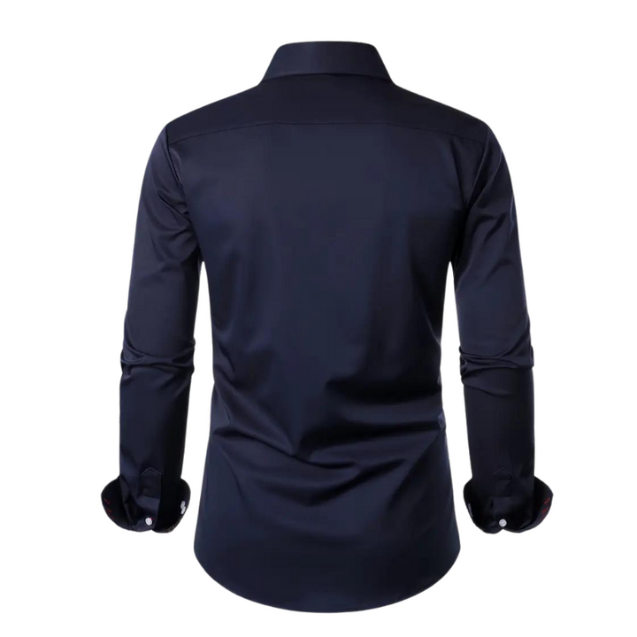 Men's Stylish Shirt with Paisley Design Accent-Metro Lane Plaza