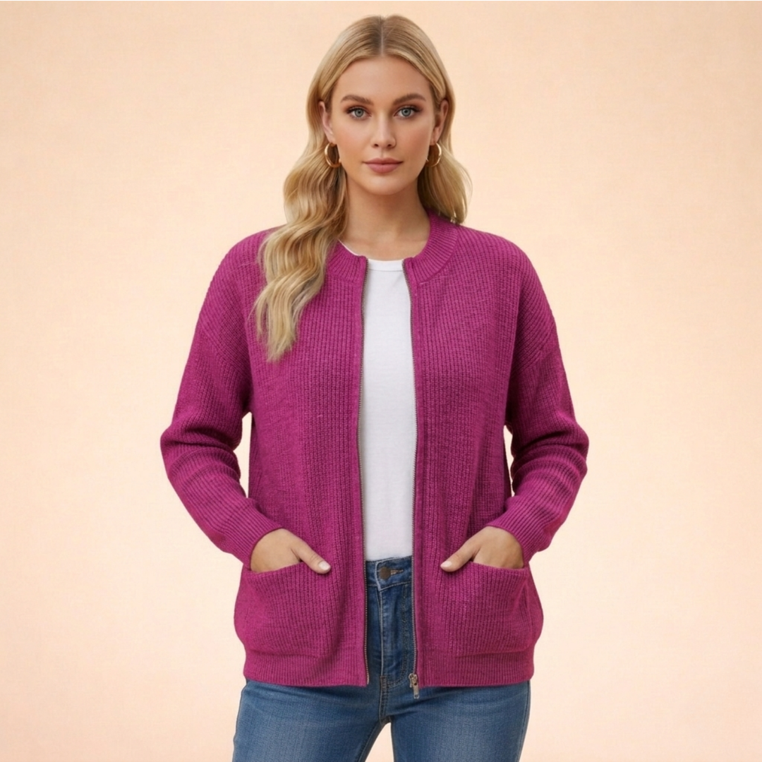 Sophie | Women's Soft and Stylish Knit Cardigan-Metro Lane Plaza