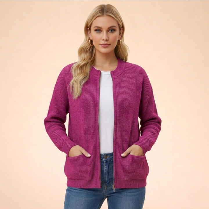 Sophie | Women's Soft and Stylish Knit Cardigan-Metro Lane Plaza