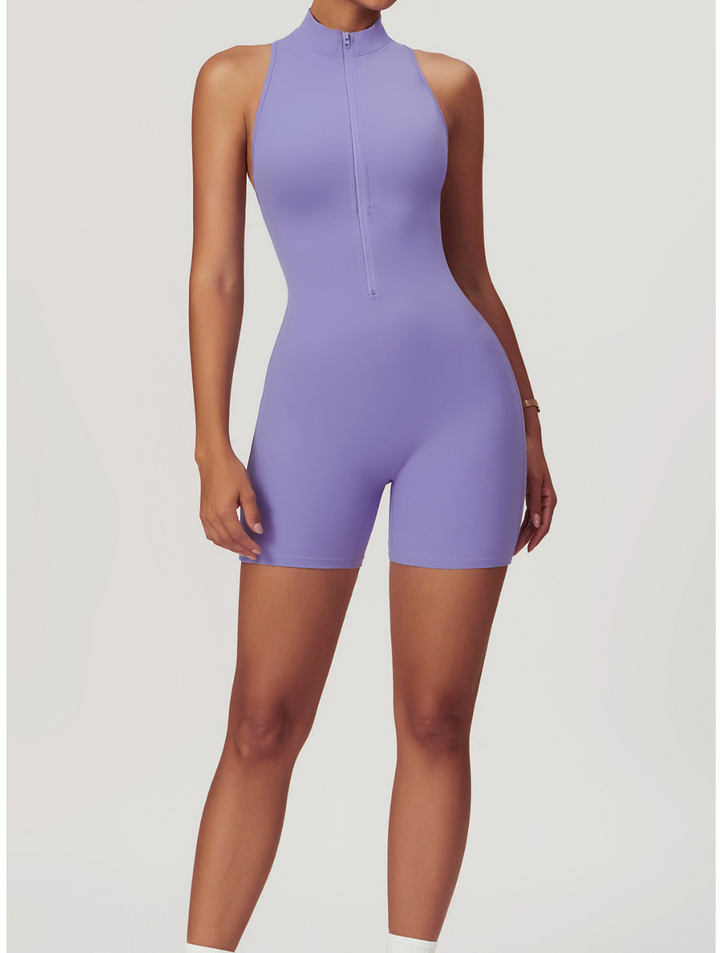 Fenna | Women's Seamless Shaping Yoga Fitness Jumpsuit-Metro Lane Plaza