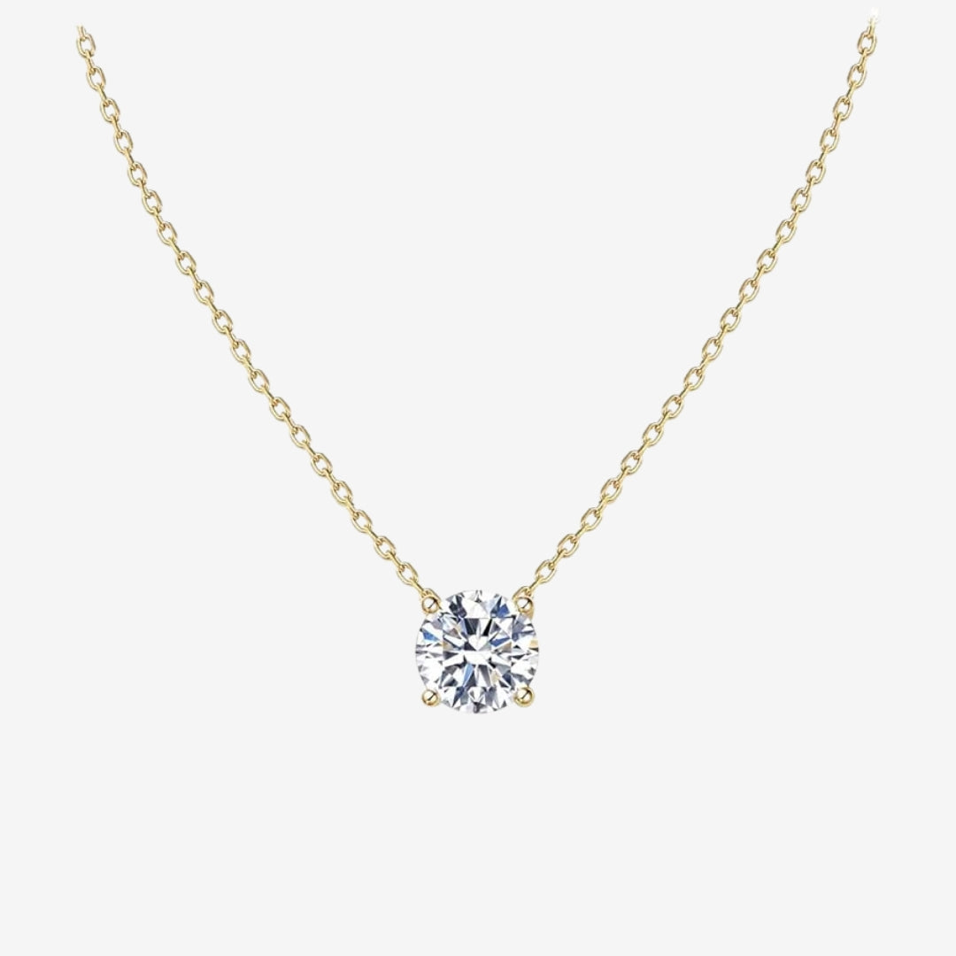 Alia | Women's Gold Pendant Necklace-Metro Lane Plaza