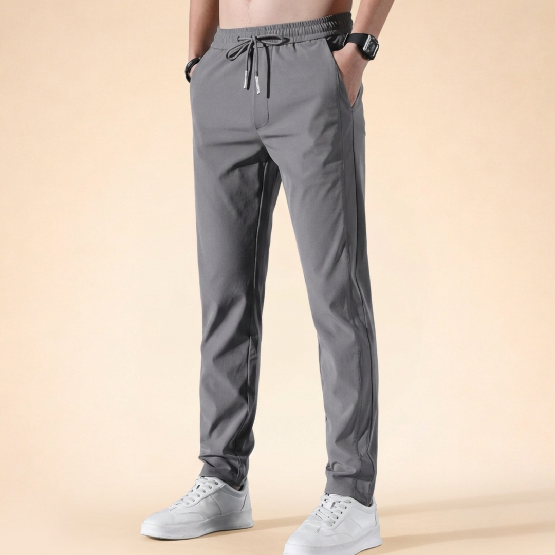 Sebastian | Men's Elegant Comfort Stretch Pants-Metro Lane Plaza
