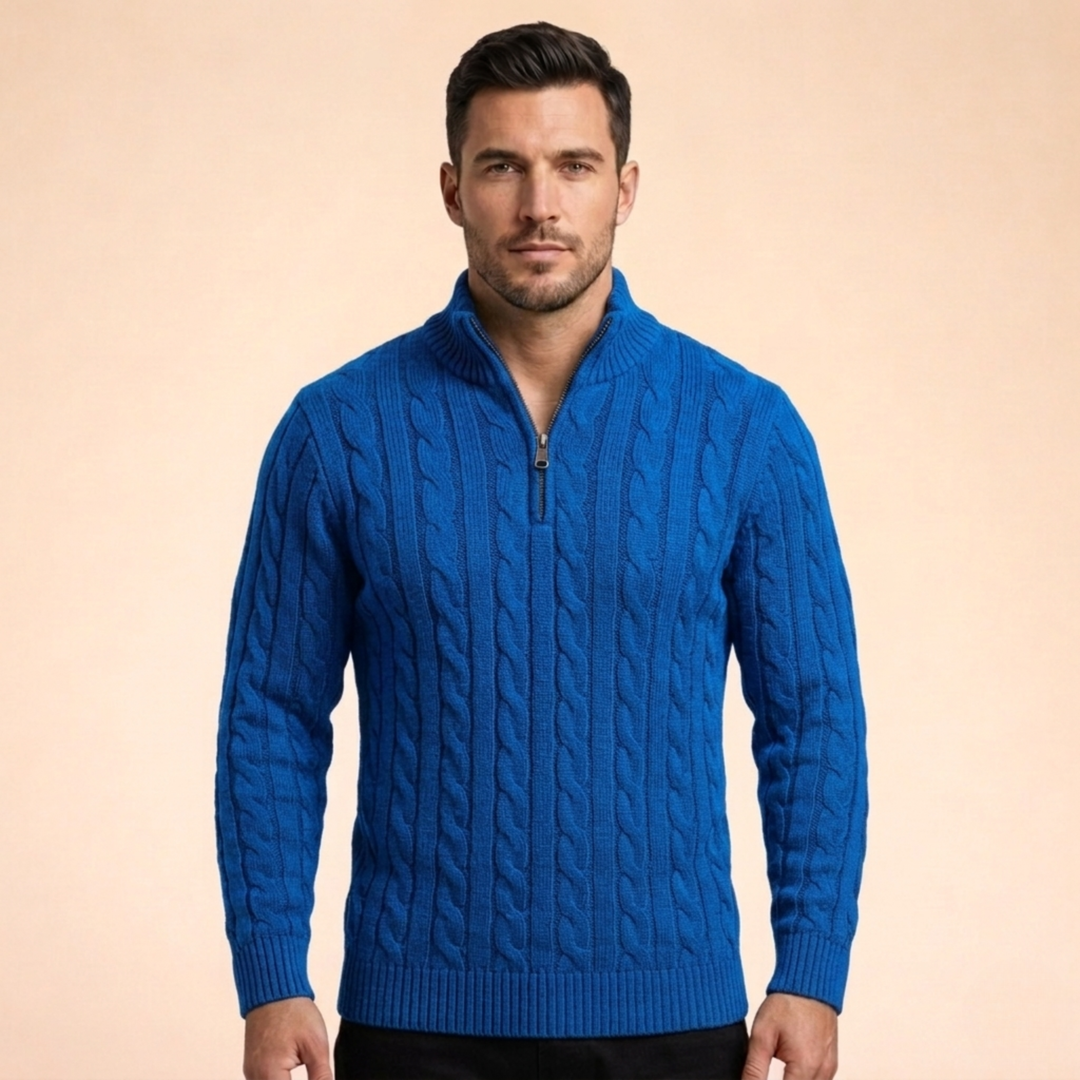 Alexander | Men's Soft, Warm & Timeless Wool Sweater-Metro Lane Plaza