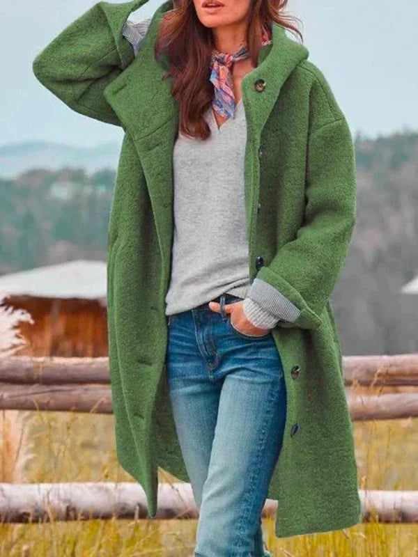 Cappotto invernale lungo ed elegante da donna