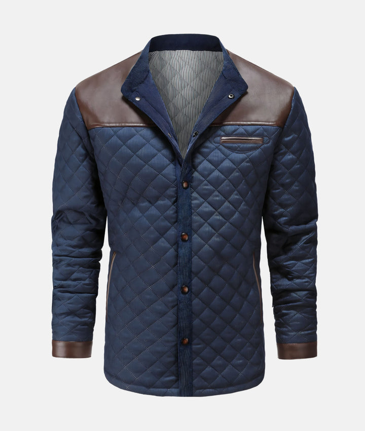 Veste matelassée boutonnée pour homme