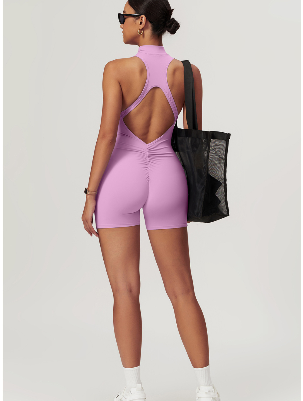 Fenna | Women's Seamless Shaping Yoga Fitness Jumpsuit-Metro Lane Plaza