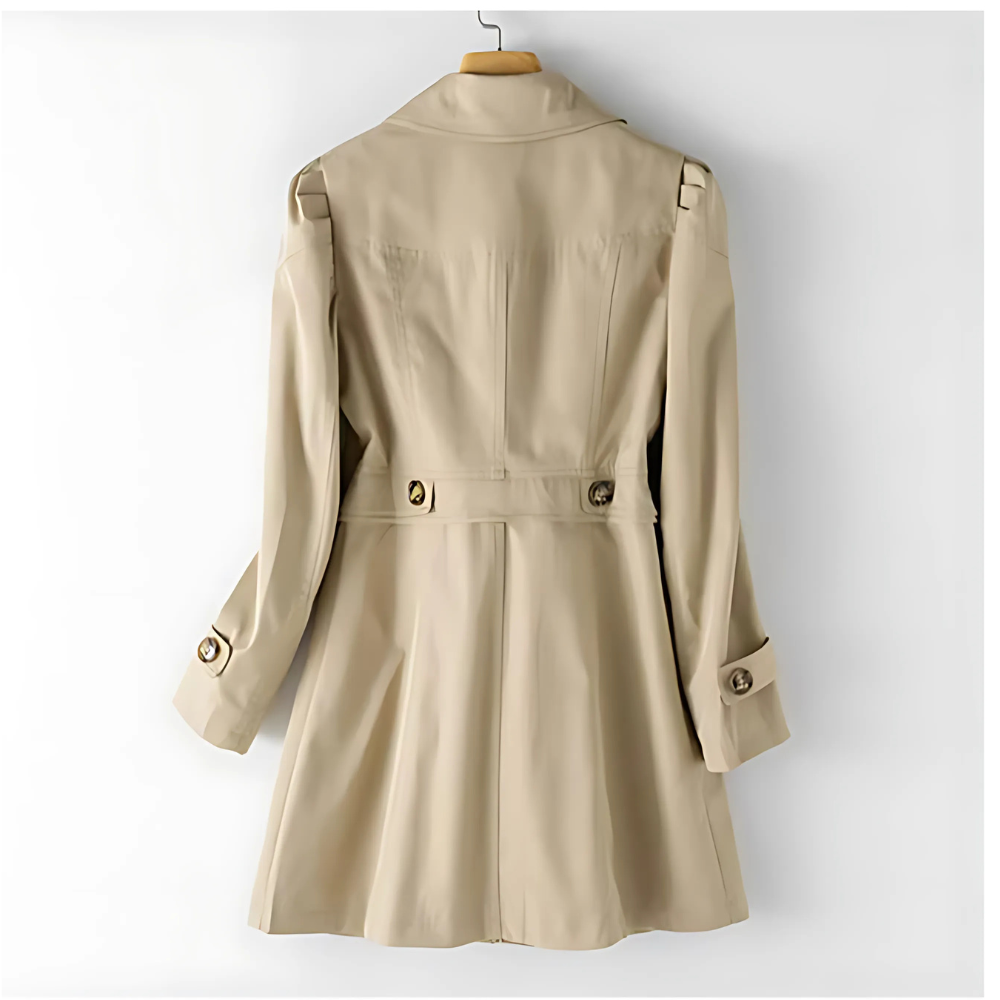 Sophia | Women's Classic Trench Coat with Elegant Design-Metro Lane Plaza
