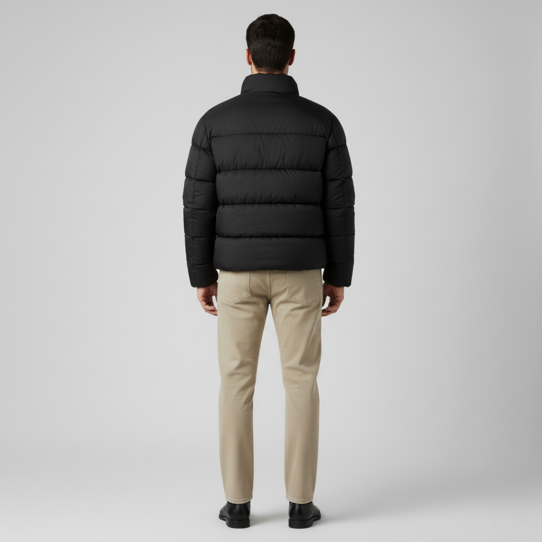 Logan | Men's Classic Puffer Jacket-Metro Lane Plaza