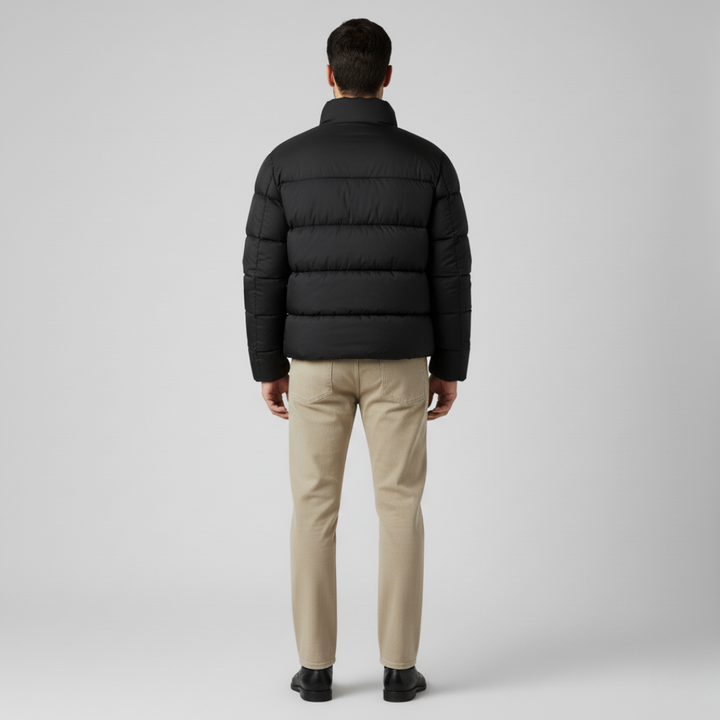 Logan | Men's Classic Puffer Jacket-Metro Lane Plaza