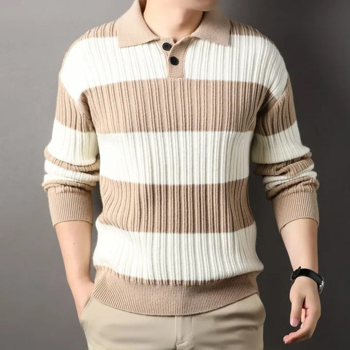 Klassisk uldsweater til mænd
