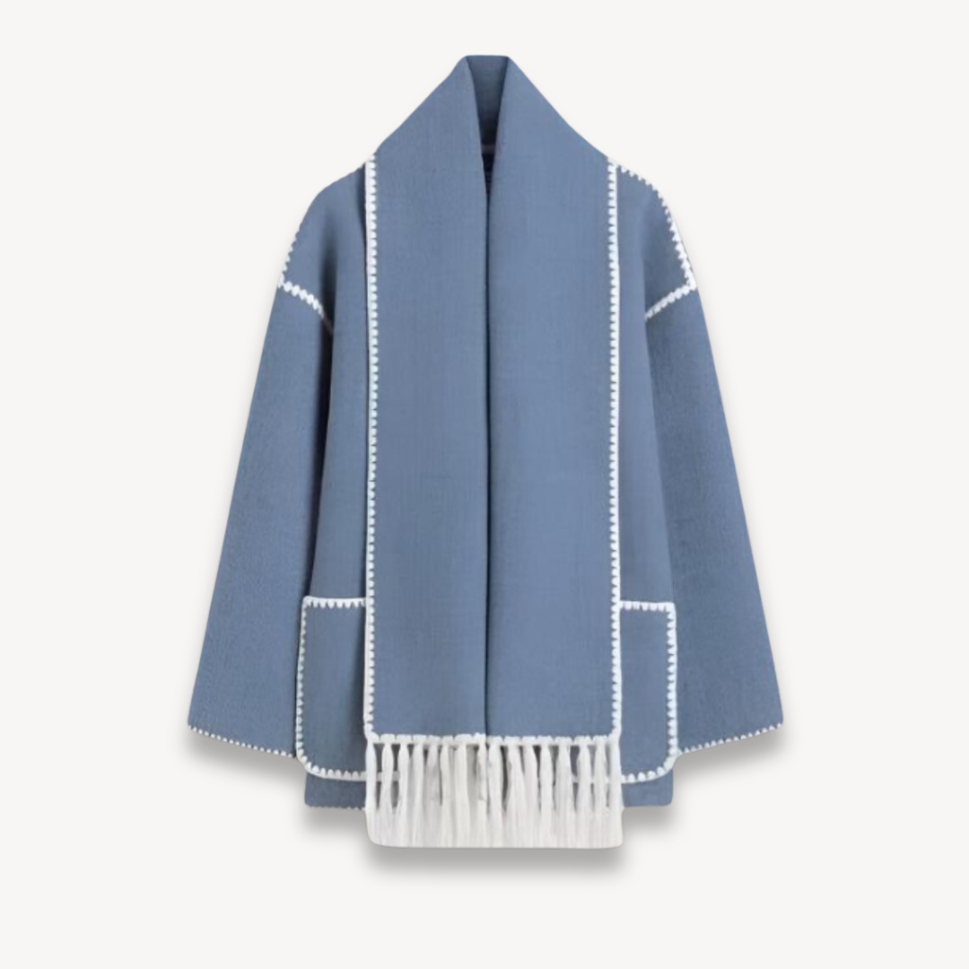 Oversized kappejakke til kvinder