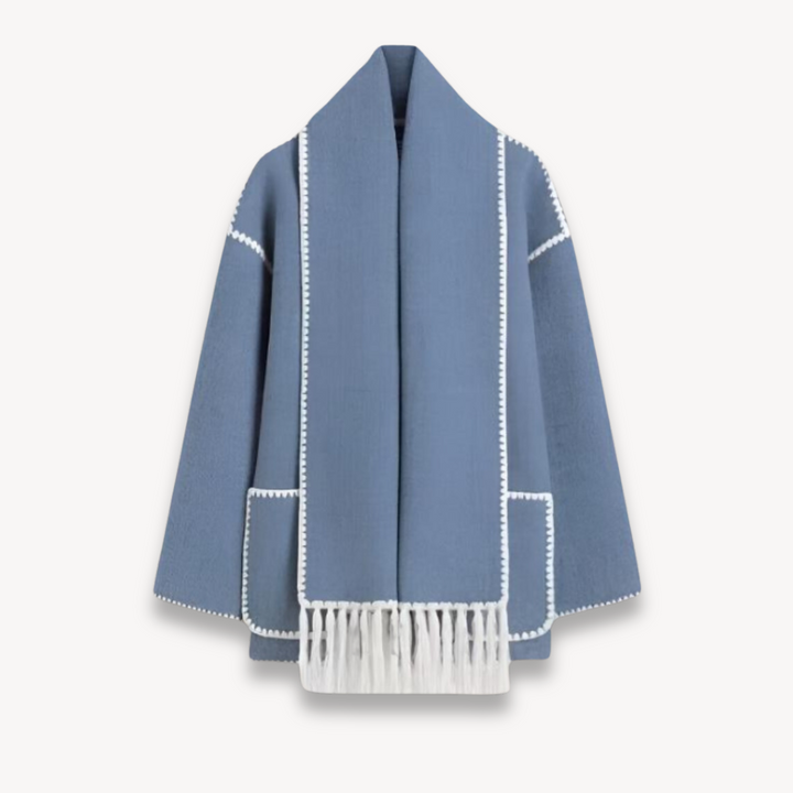 Oversized kappejakke til kvinder