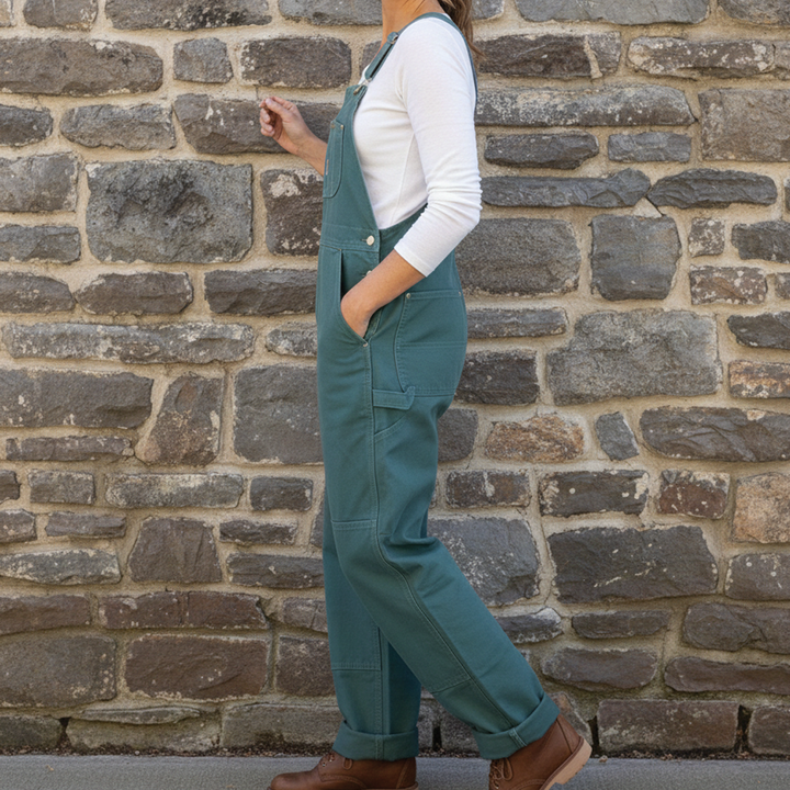 Carol | Women's Utility Bib Overalls-Metro Lane Plaza