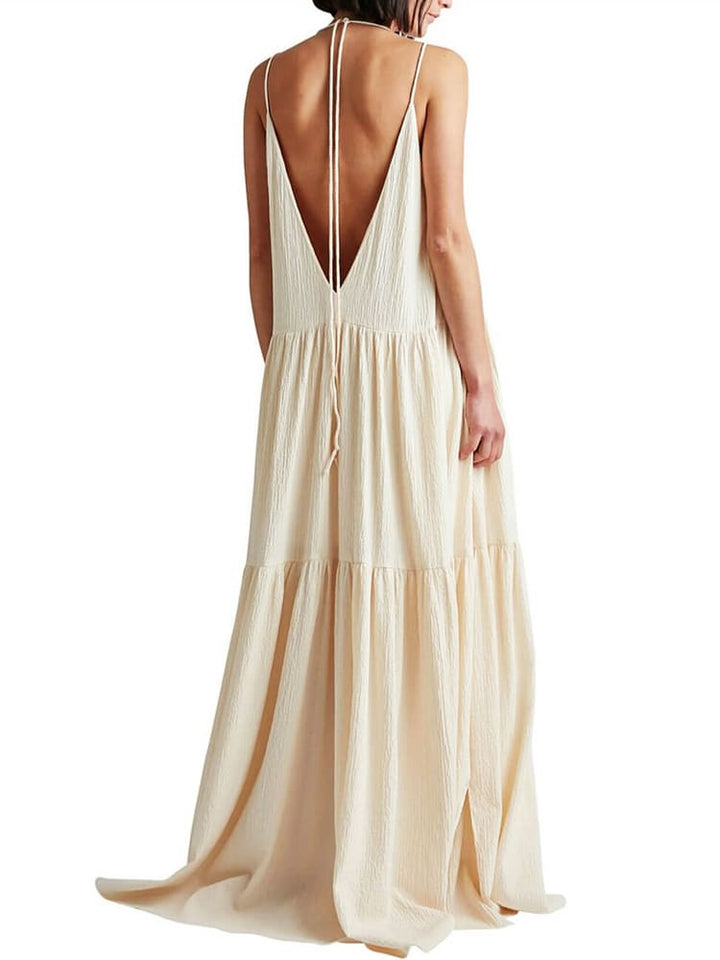 Evelyn | Women's Sleeveless Maxi Sundress-Metro Lane Plaza