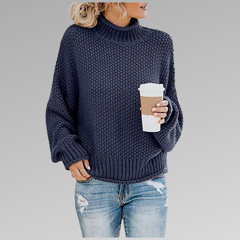 Women's Comfortable Timeless Knitted Sweater-Metro Lane Plaza
