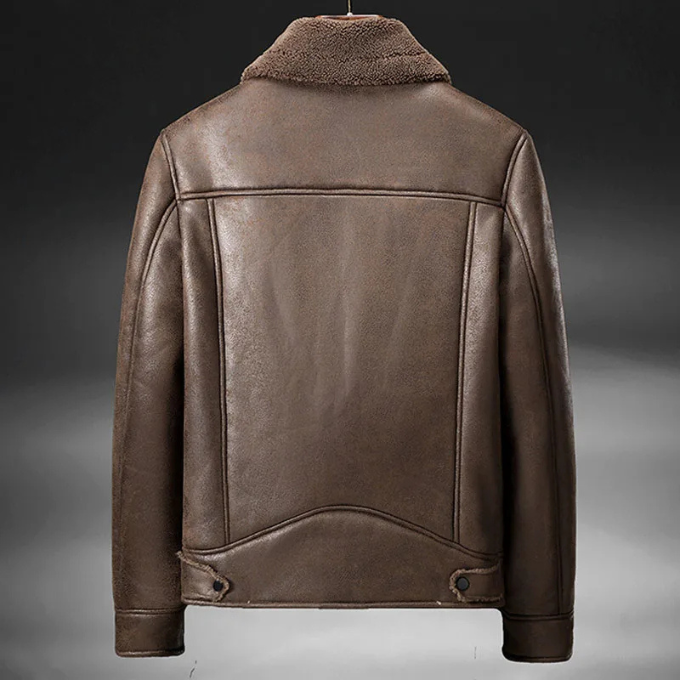 Men's Leather Frontier Coat