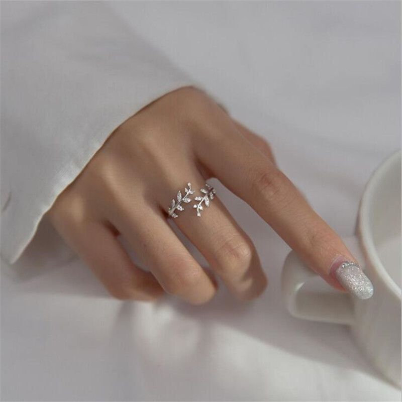 Sheila | Women's Adjustable Ring with Graceful Branch Design-Metro Lane Plaza