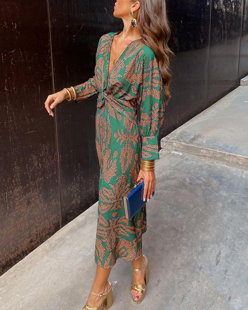 Women's Chic Satin Knot Dress | Stylish Orange Design-Metro Lane Plaza
