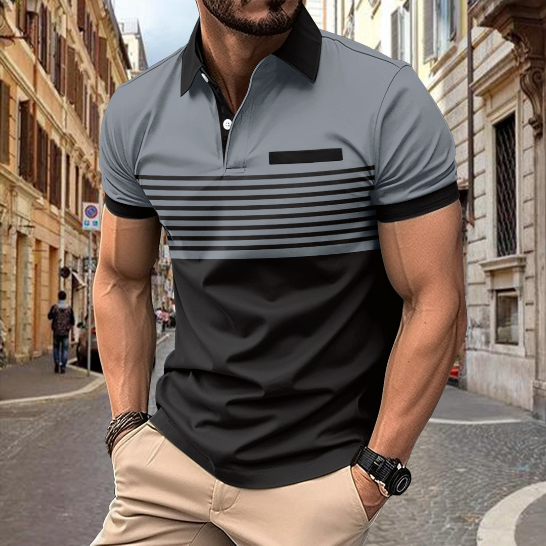 Jacob | Men's Casual Polo Shirt-Metro Lane Plaza