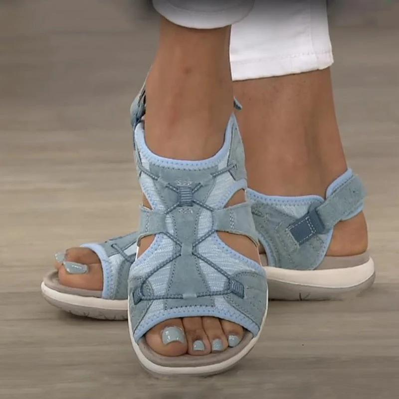 Aurevia | Women's Timeless Orthopedic Sandals-Metro Lane Plaza