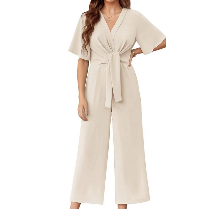 Women's Elegant Summer Tie Knot Jumpsuit