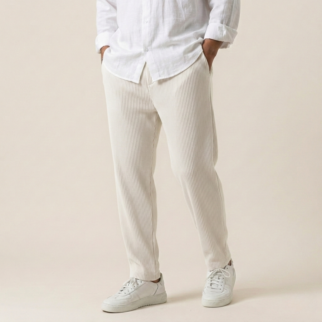 Harry | Stylish & Versatile Men's Luxe Trousers-Metro Lane Plaza