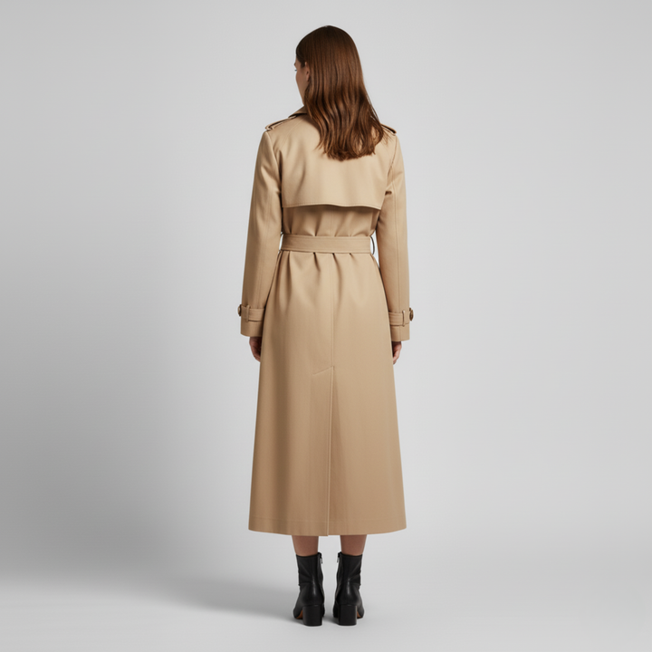 Olivia | Women's Classic Trench Coat-Metro Lane Plaza