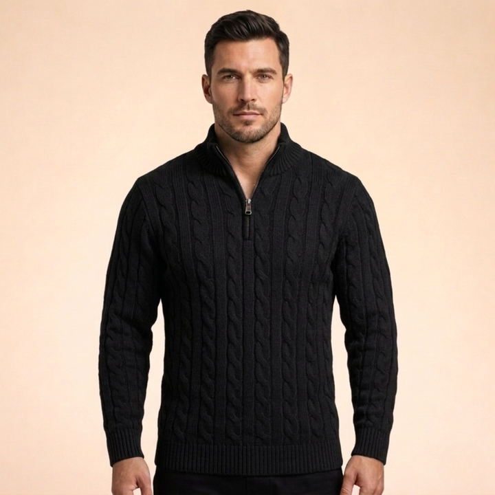 Alexander | Men's Soft, Warm & Timeless Wool Sweater-Metro Lane Plaza